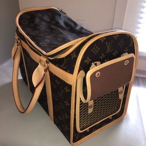 Louis Vuitton Dog Carrier